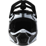 Fox Racing 2023 V1 Leed Black White Motocross Helmet