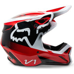 Fox Racing 2023 V1 Leed Flo Red Motocross Helmet