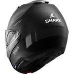 Shark Evo-ES Kryd Matt Black Anthracite Silver Flip Front Motorcycle Helmet & Visor