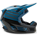 Fox Racing 2023 V3 RS Ryaktr Maui Blue Motocross Helmet