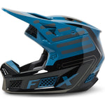 Fox Racing 2023 V3 RS Ryaktr Maui Blue Motocross Helmet