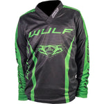 Wulfsport 2023 Kids Linear Motocross Jersey & Pants Green Kit