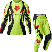 Fox Racing 2023 180 Kozmik Motocross Jersey & Pants Flo Yellow Kit