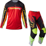 Fox Racing 2023 180 Statk Motocross Jersey & Pants Flo Red Kit