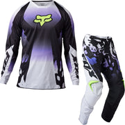 Fox Racing 2023 180 Morphic Motocross Jersey & Pants Black White Kit