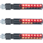 Oxford NightSlider Rear 3-in-1 Sequential LED Motorcycle Indicators (EL360)