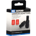 Oxford Motorcycle Mirror Adaptors M10 to M10 Reverse & M10 to M10 (OX581)