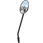 Oxford Round Universal Naked Bike Mirror Black (OX576)