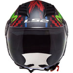 LS2 OF562 Airflow L Happy Dreams Open Face Motorcycle Helmet & Visor