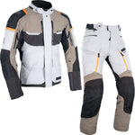 Oxford Stormland Dry2Dry Motorcycle Jacket & Trousers Desert Black Orange Kit