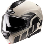 HJC i100 Beis Flip Front Brown Motorcycle Helmet