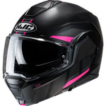 HJC i100 Beis Ladies Flip Front Pink Motorcycle Helmet