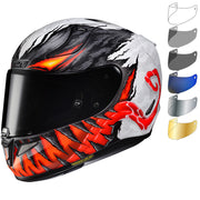 HJC RPHA 11 Marvel Anti Venom Motorcycle Helmet & Visor