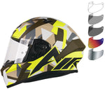 Airoh Valor Army Motorcycle Helmet & Visor