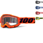 100% Accuri 2 Enduro Clear Motocross Goggles