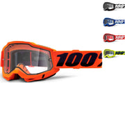 100% Accuri 2 Enduro Clear Motocross Goggles