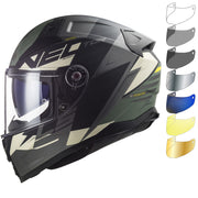 LS2 FF811 Vector II Absolute Motorcycle Helmet & Visor