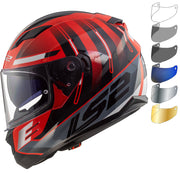 LS2 FF320 Stream Evo Shadow Motorcycle Helmet & Visor