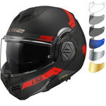 LS2 FF906 Advant Bend Flip Front Motorcycle Helmet & Visor