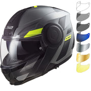 LS2 FF902 Scope Max Flip Front Motorcycle Helmet & Visor