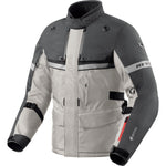 Rev It Poseidon 3 Gore-Tex Motorcycle Jacket & Trousers Silver Anthracite-Silver Black Kit