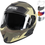 Simpson Venom Comanche Motorcycle Helmet & Visor