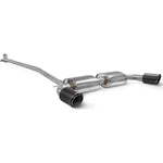 Scorpion Car Exhaust Cat-Back System (Non-Resonated) Twin 100mm Carbon Fibre Ascari for Mini Countryman R60 & Paceman R61 Cooper S All4 2010 - 2016