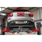 Scorpion Car Exhaust Cat-Back System (Non-Resonated) Twin 100mm Carbon Fibre Ascari for Mini Countryman R60 & Paceman R61 Cooper S All4 2010 - 2016