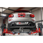 Scorpion Car Exhaust Cat-Back System (Non-Resonated) Twin 100mm Black Ceramic Daytona for Mini Countryman R60 & Paceman R61 Cooper S All4 2010 - 2016