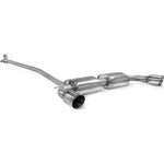 Scorpion Car Exhaust Cat-Back System (Non-Resonated) Twin 100mm Polished Daytona for Mini Countryman R60 & Paceman R61 Cooper S All4 2010 - 2016