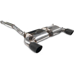 Scorpion Car Exhaust Cat-Back System (Non-Resonated) Twin 100mm Black Ceramic Daytona - Toyota GR86 & Subaru BRZ ZD8 2012 - 2023