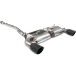 Scorpion Car Exhaust Cat-Back System (Resonated) Twin 100mm Black Ceramic Daytona - Toyota GR86 & Subaru BRZ ZD8 2012 - 2023