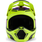 Fox Racing 2024 V1 Flora Motocross Helmet - Yellow