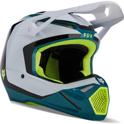 Fox Racing 2024 V1 Nitro Youth Motocross Helmet - Maui Blue