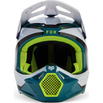 Fox Racing 2024 V1 Nitro Youth Motocross Helmet - Maui Blue