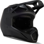 Fox Racing 2024 V1 Matte Black Youth Motocross Helmet