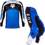 Fox Racing 2024 180 Nitro Motocross Jersey & Pants Blue Kit