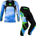 Fox Racing 2024 180 Atlas Motocross Jersey & Pants Black Green Kit