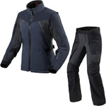 Rev It Lamina Gore-Tex Ladies Off Road Jacket & Trousers Blue Blue-Black Anthracite Kit