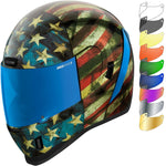 Icon Airform Old Glory Motorcycle Helmet & Visor