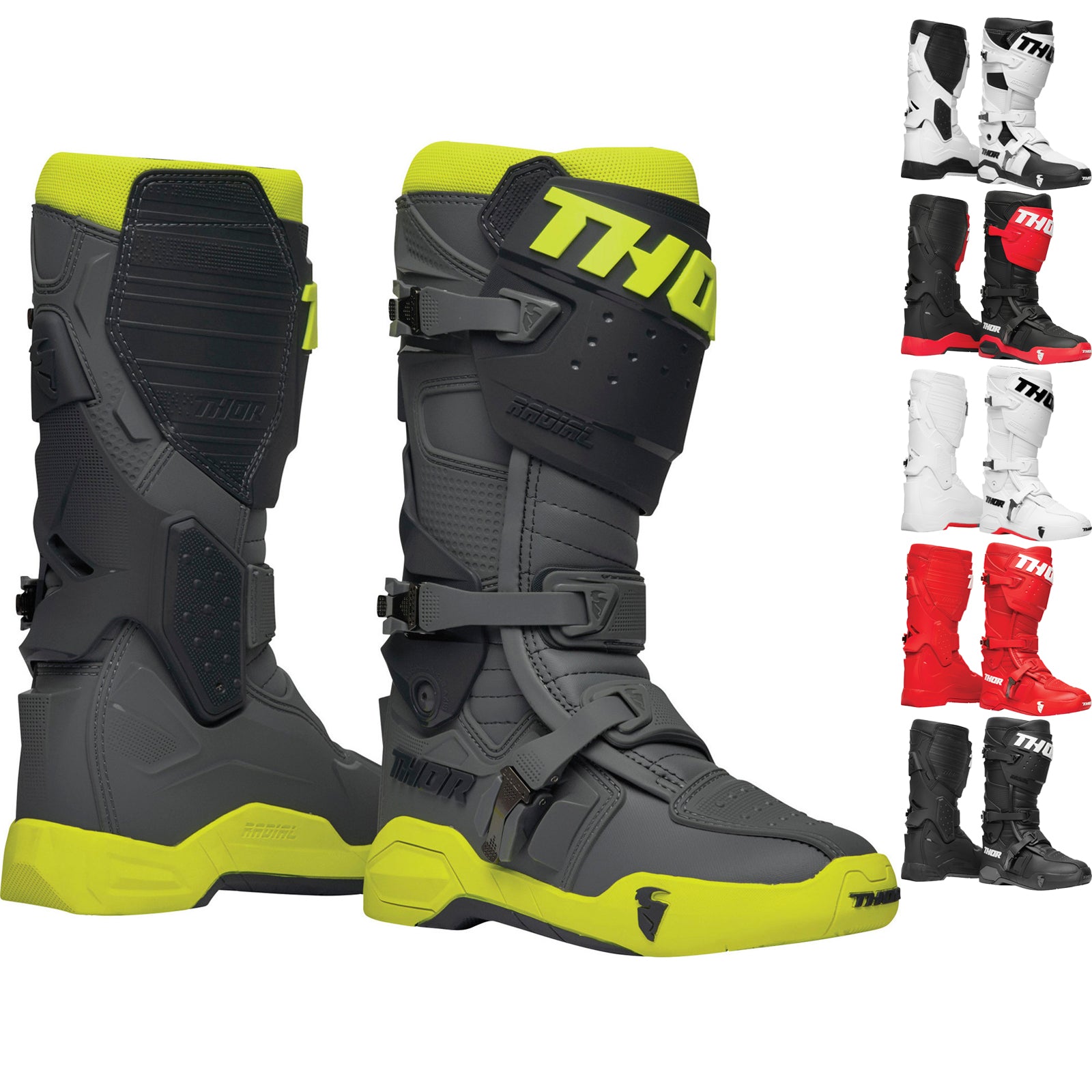Thor Radial Motocross Boots Ghostbikes