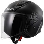 LS2 OF616 Airflow II Solid Open Face Motorcycle Helmet