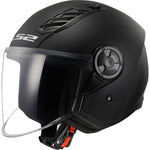 LS2 OF616 Airflow II Solid Open Face Motorcycle Helmet