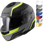 LS2 FF908 Strobe II Monza Flip Front Motorcycle Helmet & Visor