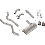 Scorpion Car Exhaust Cat-Back System (Non-Resonated) (Valved) Twin 90mm Polished Daytona for BMW 340i 15-18 & 440i 16-18