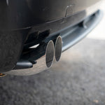 Scorpion Car Exhaust Cat-Back System (Non-Resonated) 76mm Polished DTM Trims for BMW E36 325 & 328 1991-1998