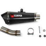 Scorpion Serket Taper Carbon Fibre Slip-On Exhaust - Honda CB750 Hornet 2023