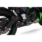 Scorpion Red Power Full System Black Ceramic Exhaust for Kawasaki Ninja 650 2023