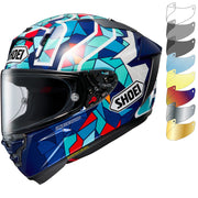 Shoei X-SPR Pro Marquez Barcelona Motorcycle Helmet & Visor