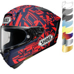 Shoei X-SPR Pro Marquez Dazzle Motorcycle Helmet & Visor